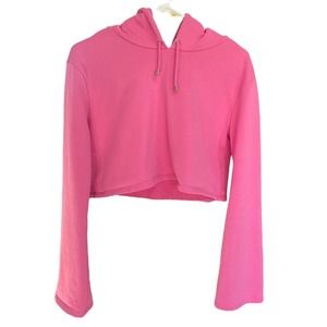 Majorelle Hot Pink Crop Hoodie